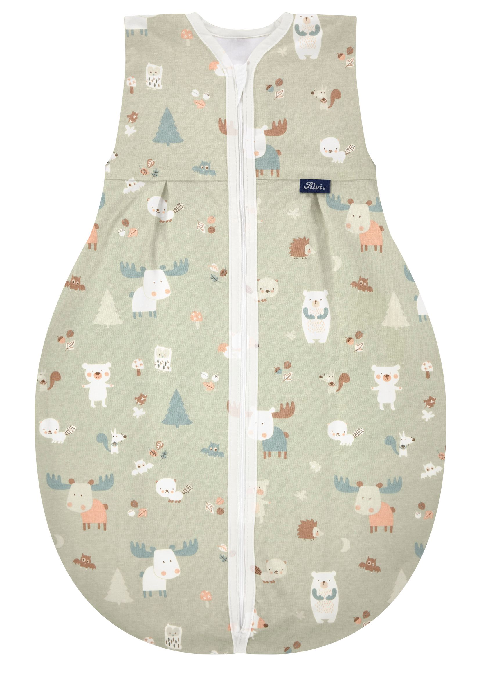 Alvi Baby Kugelschlafsack Molton Baby Forest