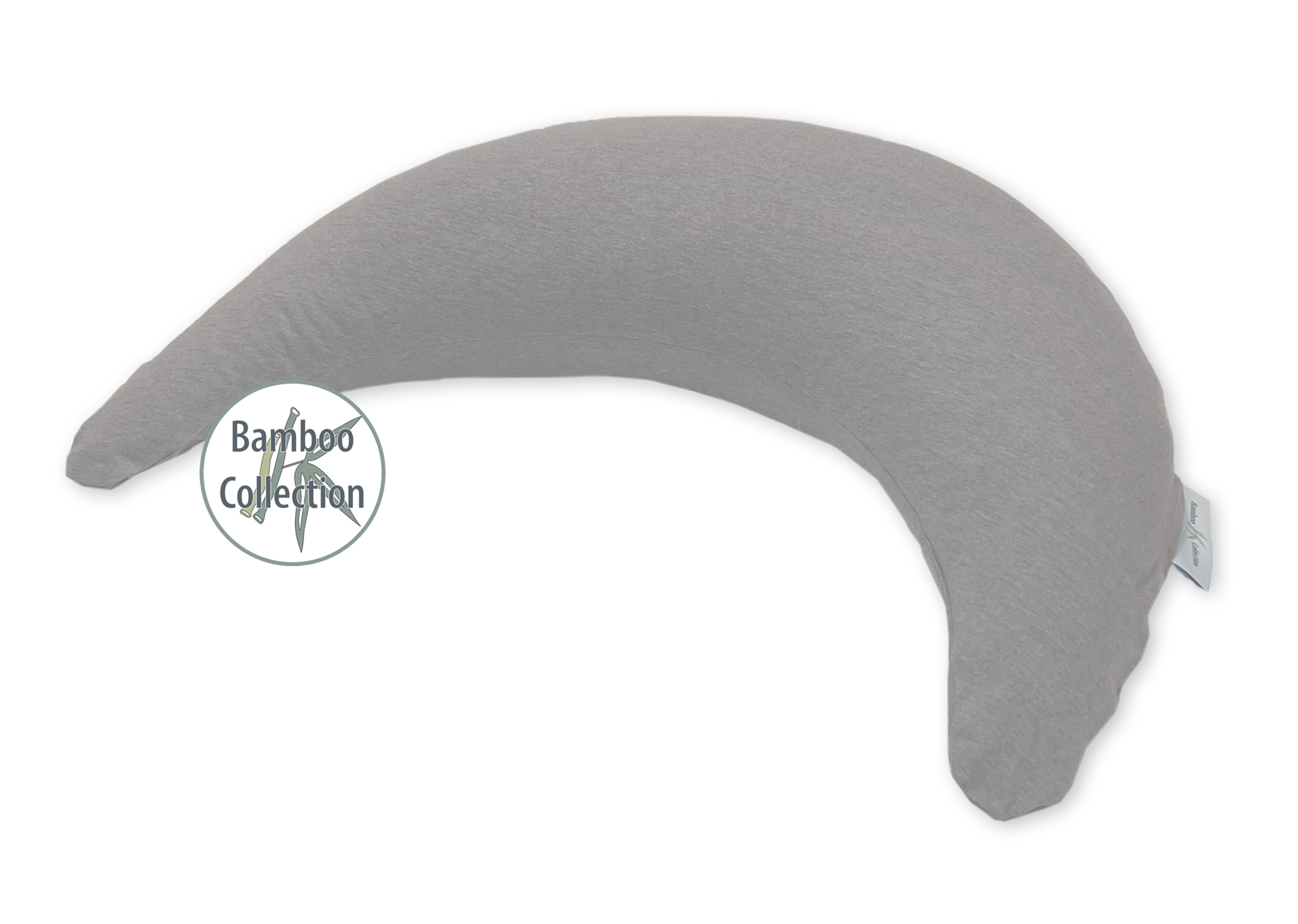 Theraline Stillkissen Bambusmond melange mittelgrau B-Ware