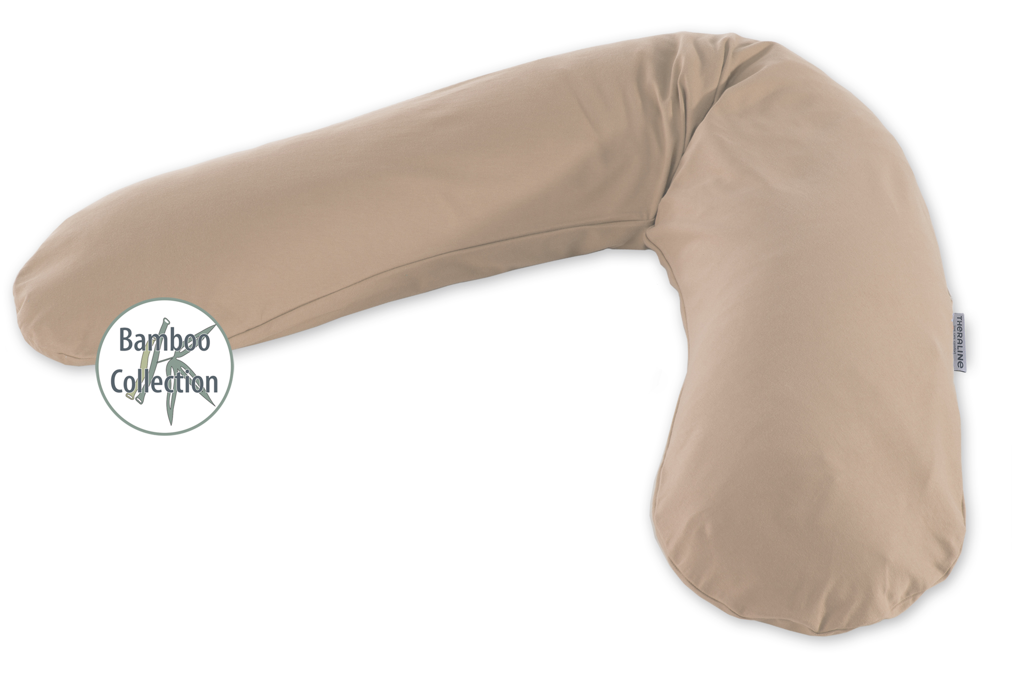 Theraline Stillkissen Das Original inkl. Bamboo Bezug cappuccino