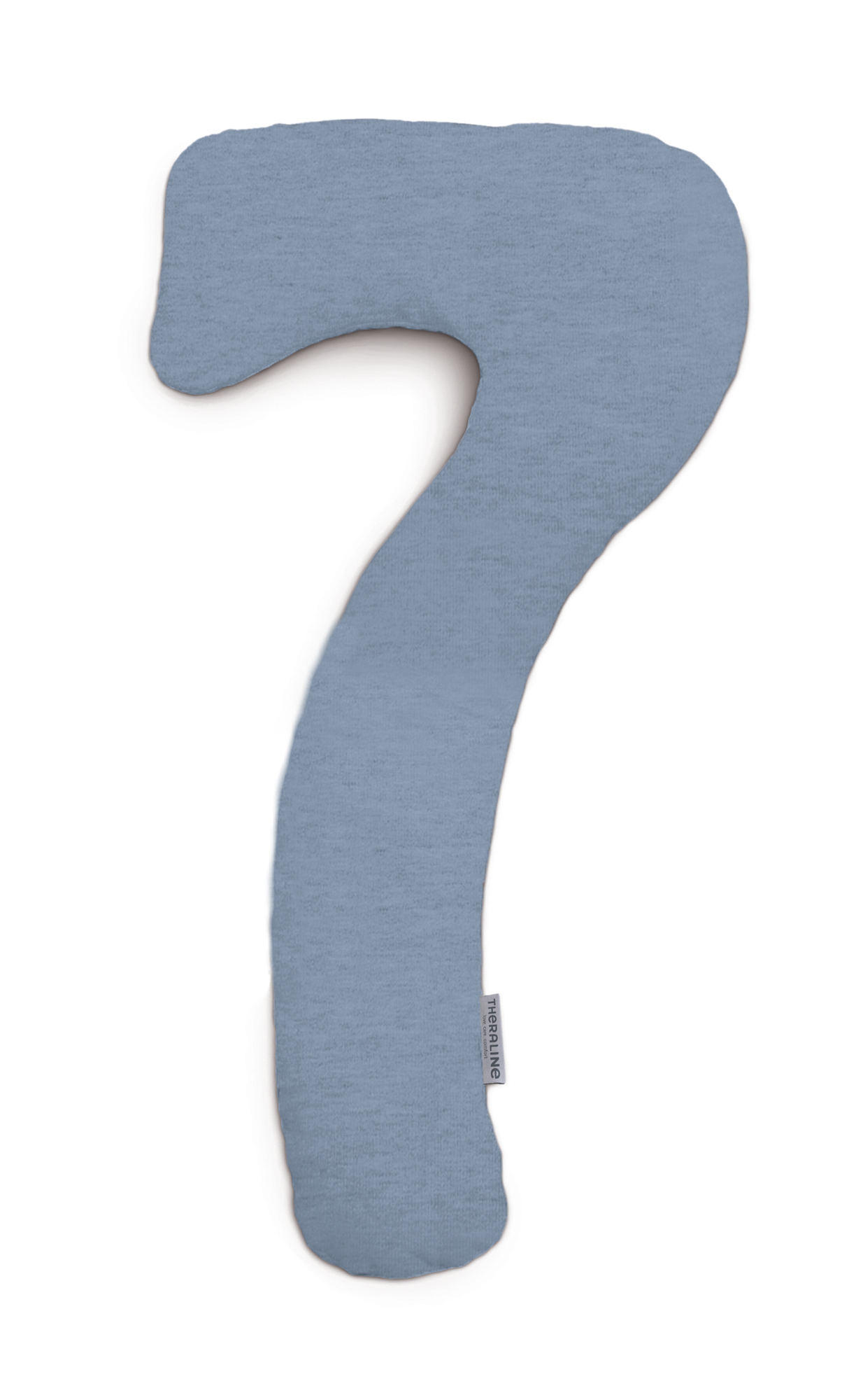 Theraline Bezug Bamboo für my7 Schlaf- & Stillkissen melange blau-grau