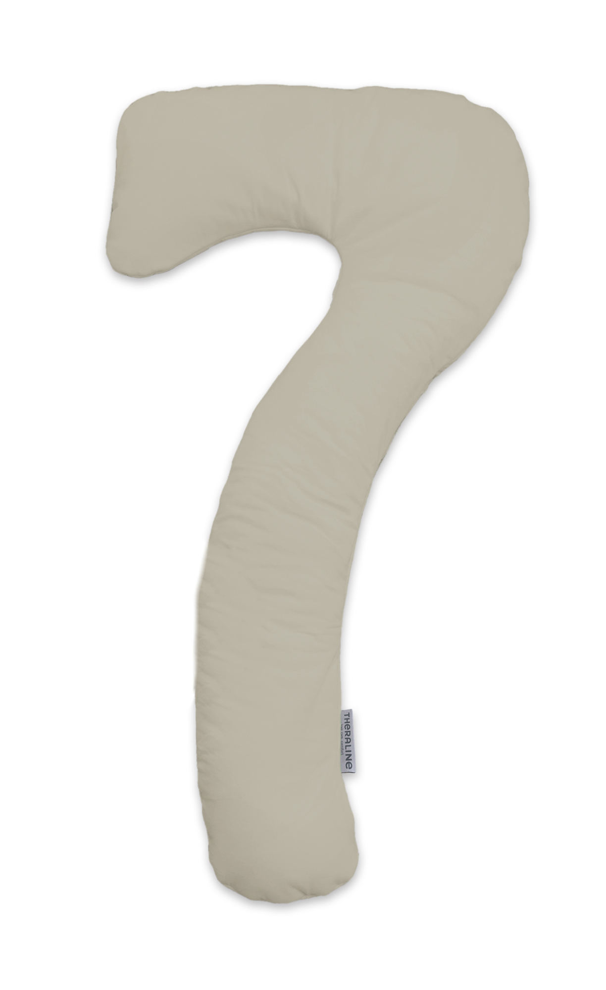 Theraline Bezug Bamboo für my7 Schlaf- & Stillkissen lehmgrau