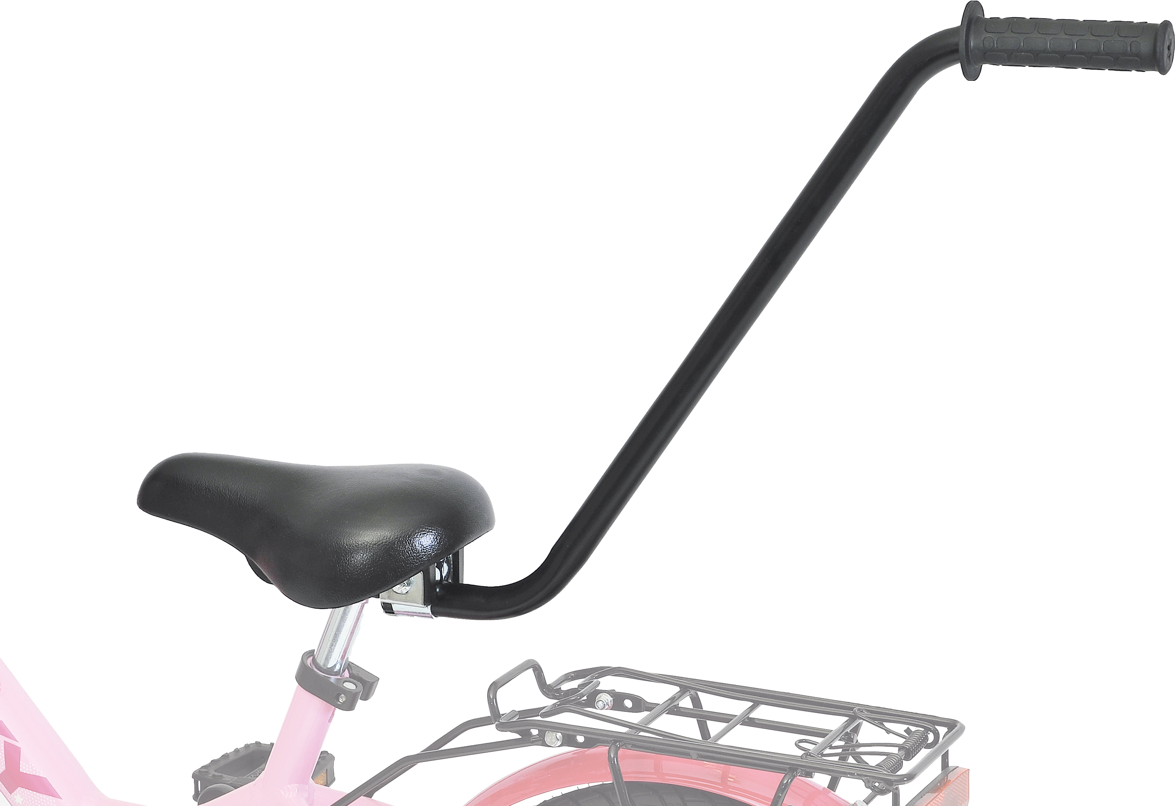 Puky Fahrradlernhilfe Sattel mit Schiebestange black