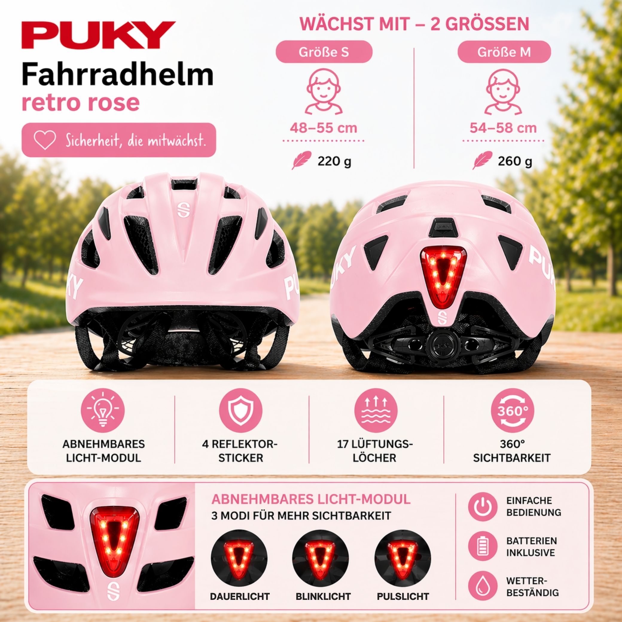 moef fahrradhelm MC Fahrrad-Schutzhelm / LED-Licht Marke Kask Größe:19