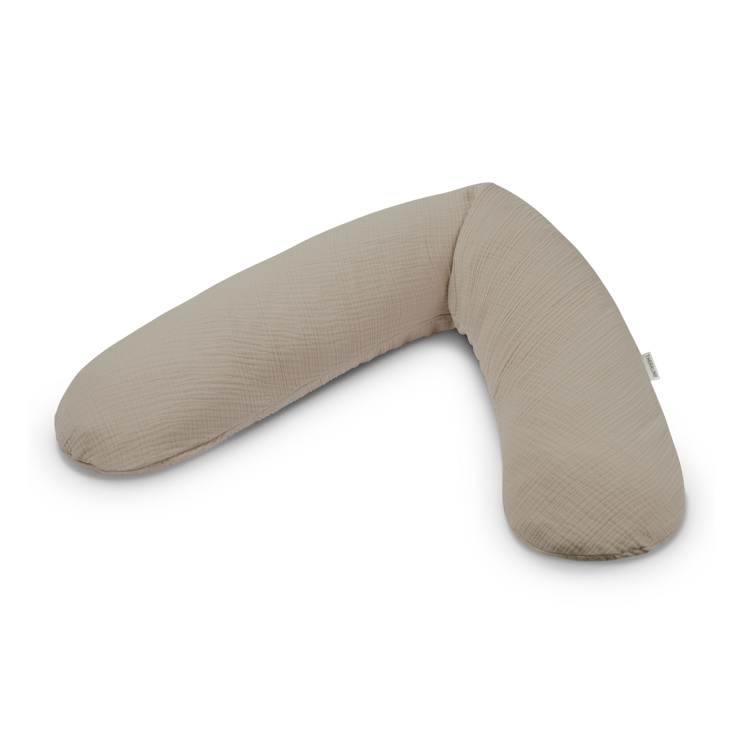 Theraline Stillkissen Das Original inkl. Bezug Musselin Taupe