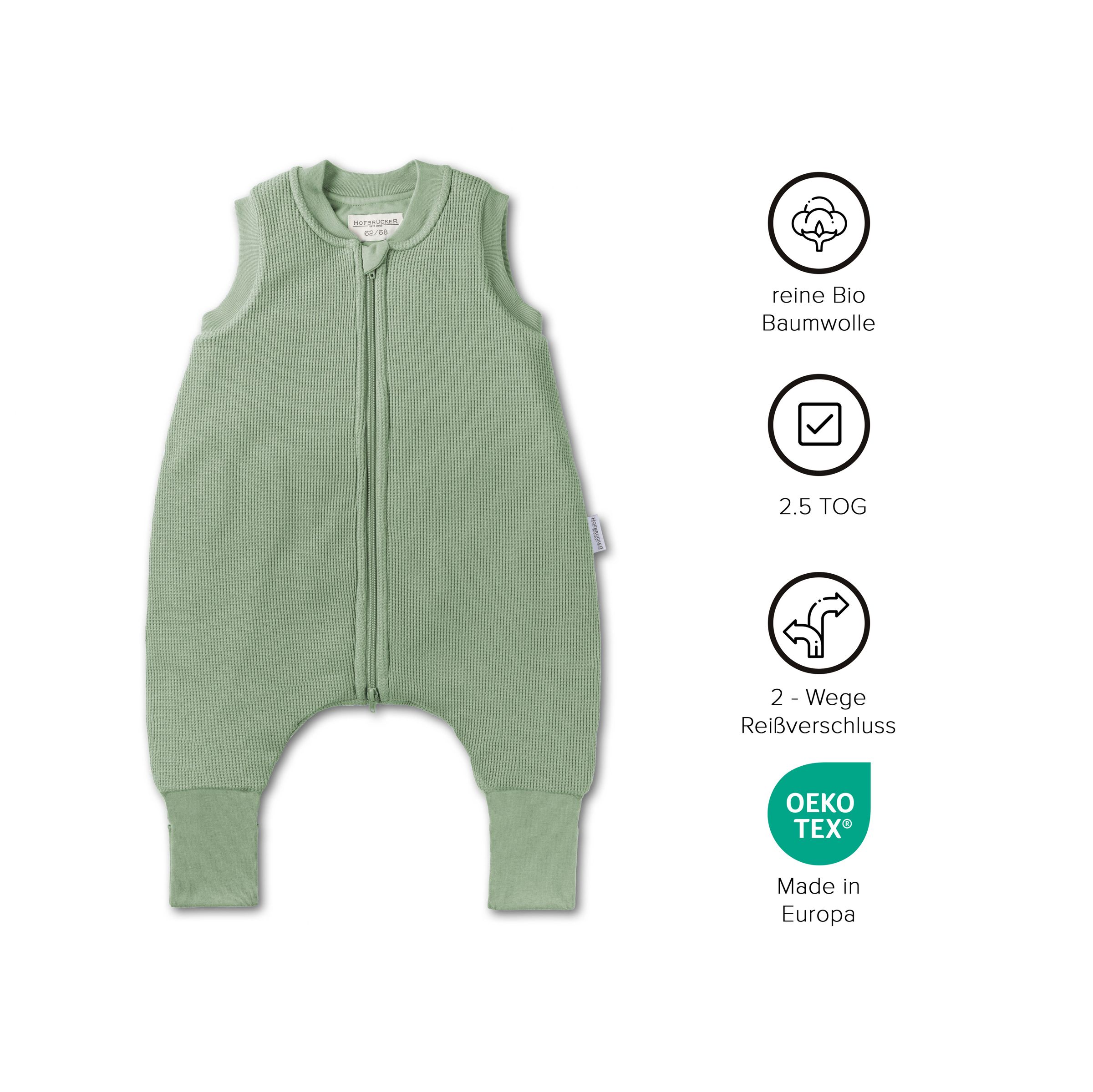 Hofbrucker Baby Winter Schlafsack mit Füßen MATTI