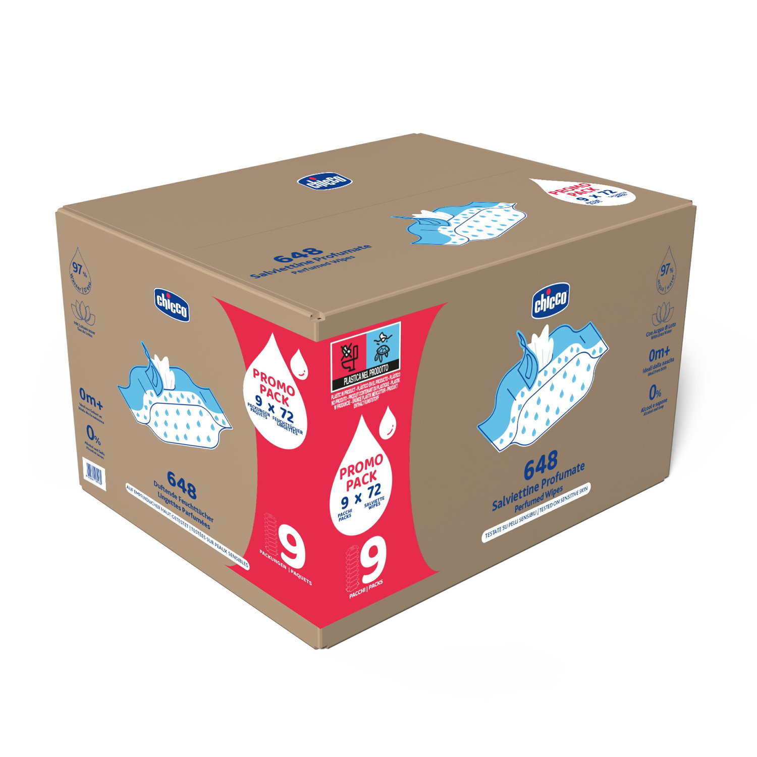 Chicco Feuchttücher Multipack TOP
