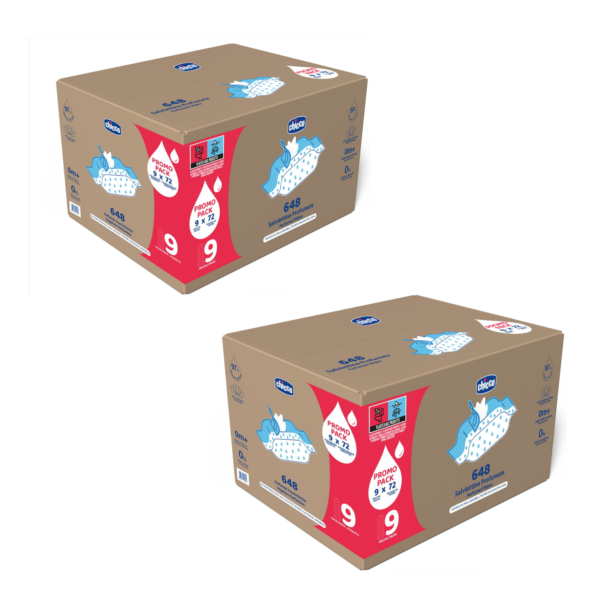 Chicco Feuchttücher Multipack TOP
