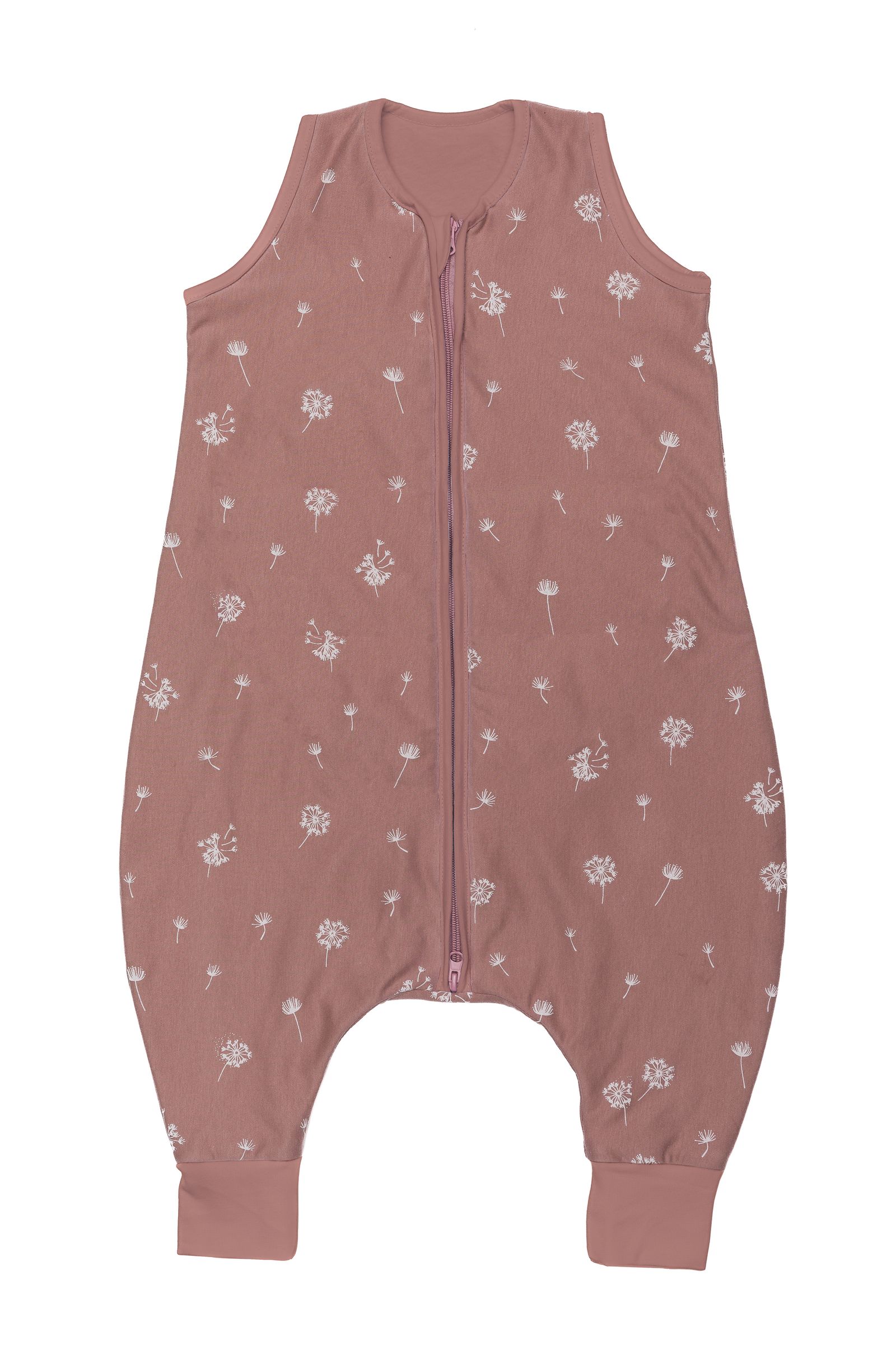 Fillikid Ganzjahres-Schlafsack mit Füßen Exklusiv Pusteblume Rosa,Gr. 80 B-Ware