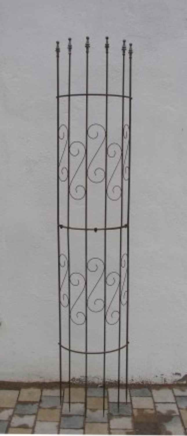 Rankgitter Spalier Rankhilfe Fallrohr Pisa f. Clematis Roh Rost Rostig halbrund Regenrohr Rankgitter Spalier Rankhilfe Fallrohr Pisa f. Clematis Roh Rost Rostig halbrund Regenrohr