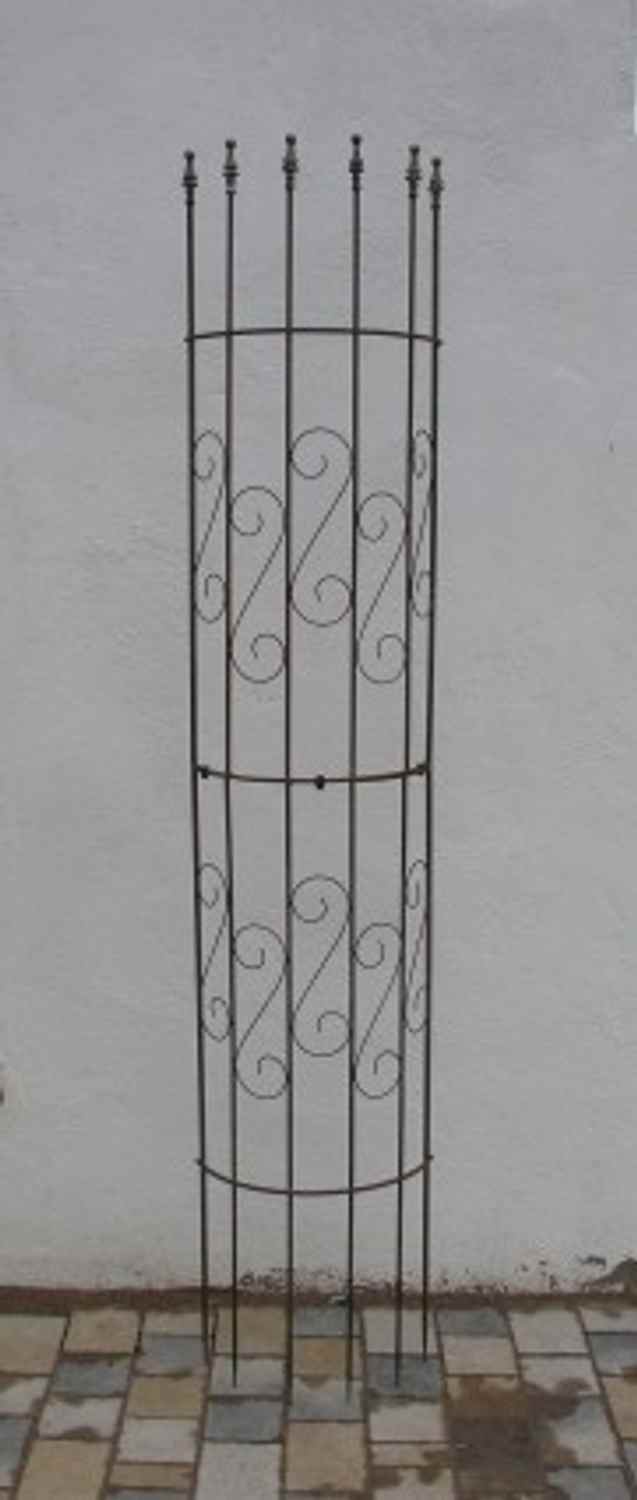 Rankgitter Spalier Rankhilfe Fallrohr Pisa f. Clematis Roh Rost Rostig halbrund Regenrohr Rankgitter Spalier Rankhilfe Fallrohr Pisa f. Clematis Roh Rost Rostig halbrund Regenrohr