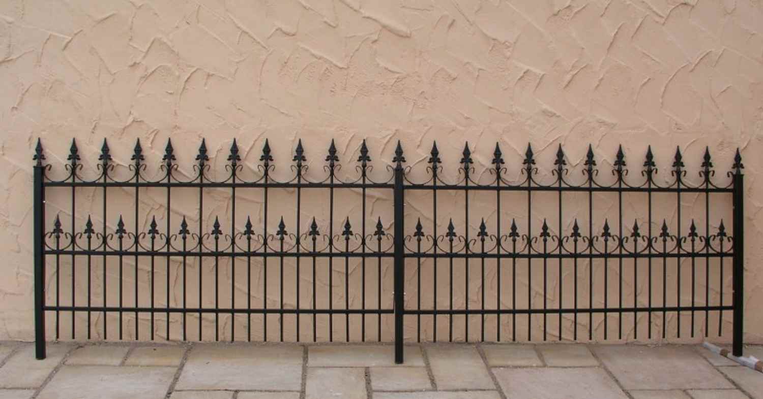Gartenzaun Metall Schmiedeeisen Eisenzaun Zaun Zäune Roma-Z100/200 Feuer Verzinkt Gartenzaun Metall Schmiedeeisen Eisenzaun Zaun Zäune Roma-Z100/200 Feuer Verzinkt
