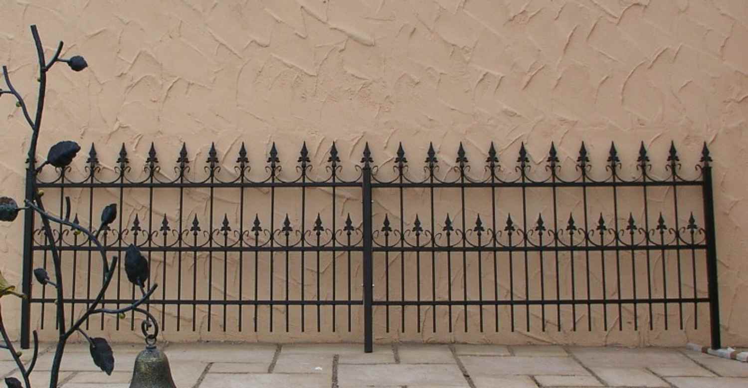 Gartenzaun Metall Schmiedeeisen Eisenzaun Zaun Zäune Roma-Z100/200 Feuer Verzinkt Gartenzaun Metall Schmiedeeisen Eisenzaun Zaun Zäune Roma-Z100/200 Feuer Verzinkt
