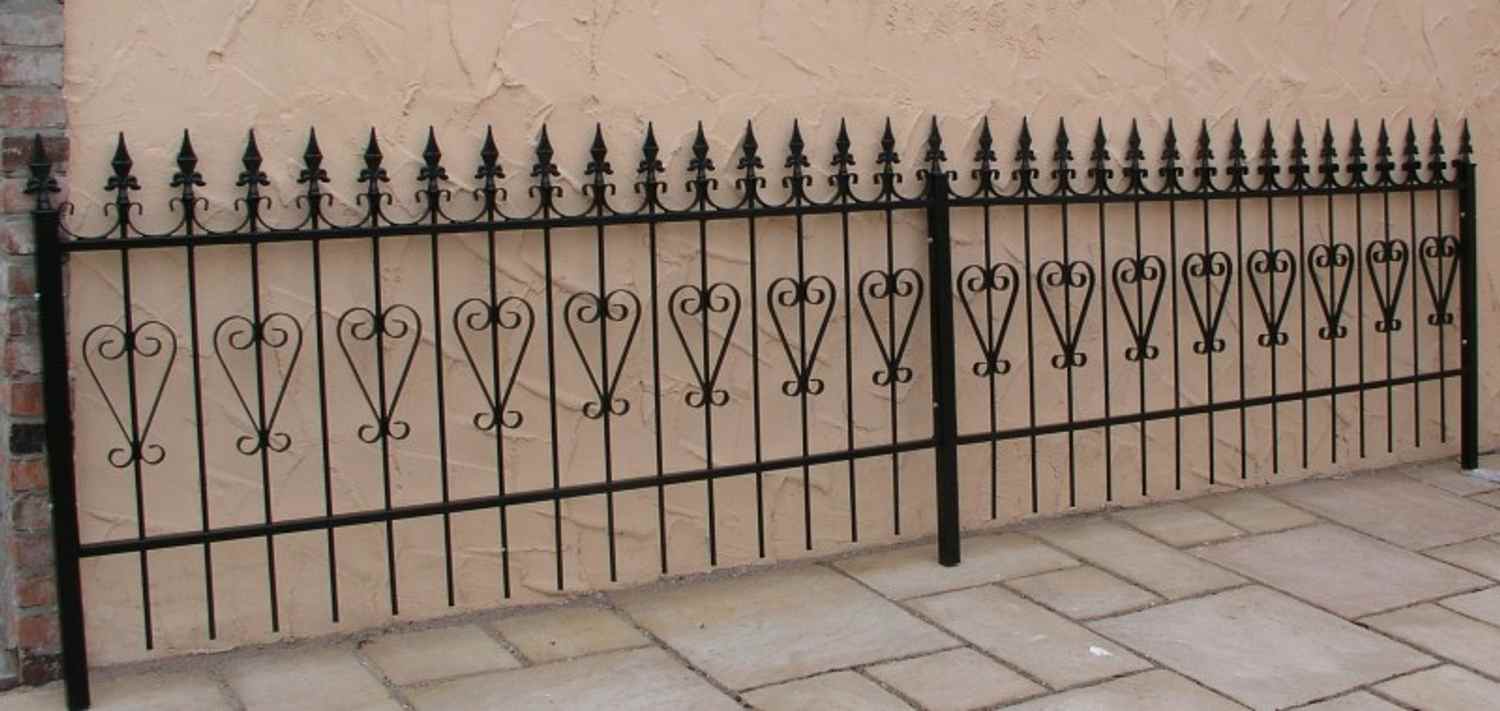Gartenzaun Metall Schmiedeeisen Eisenzaun Zaun Amori-Z100/200 Feuer Verzinkt Gartenzaun Metall Schmiedeeisen Eisenzaun Zaun Amori-Z100/200 Feuer Verzinkt