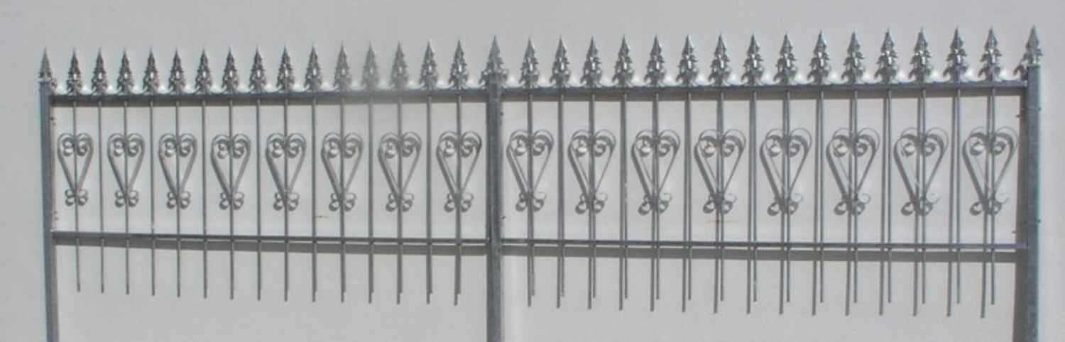 Gartenzaun Metall Schmiedeeisen Eisenzaun Zaun Amori-Z100/200 Feuer Verzinkt Gartenzaun Metall Schmiedeeisen Eisenzaun Zaun Amori-Z100/200 Feuer Verzinkt