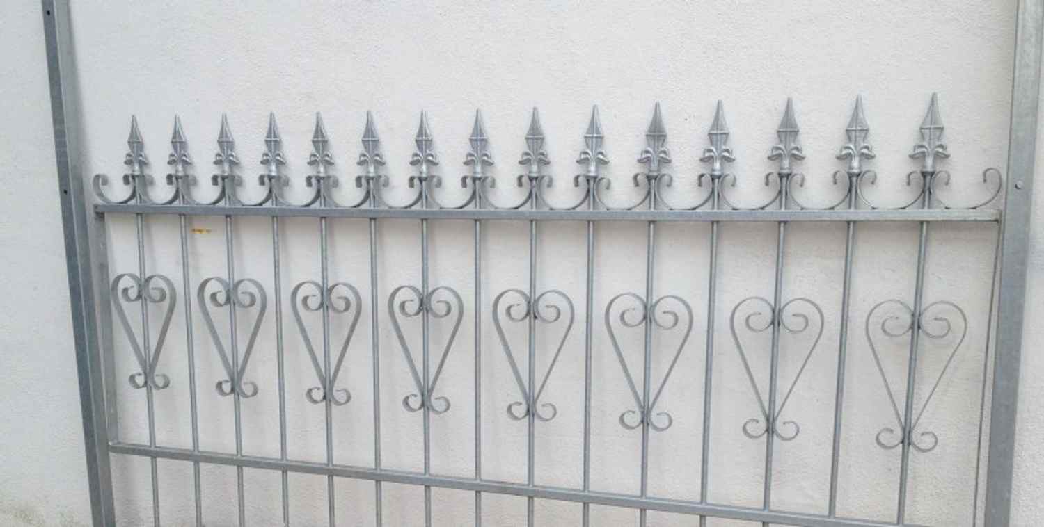 Gartenzaun Metall Schmiedeeisen Eisenzaun Zaun Amori-Z100/200 Feuer Verzinkt Gartenzaun Metall Schmiedeeisen Eisenzaun Zaun Amori-Z100/200 Feuer Verzinkt