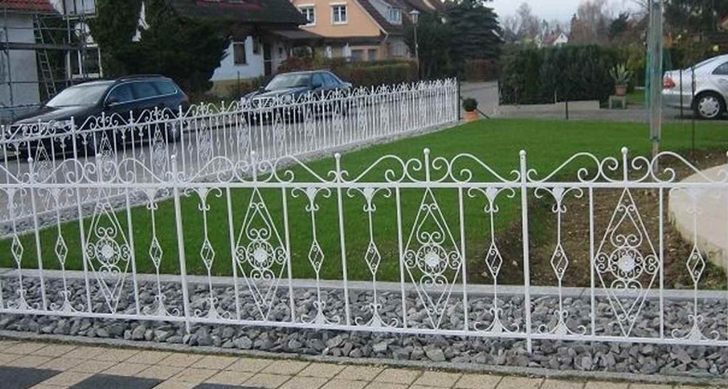 Schmiedeeisen Gartenzaun Zaun Rankzaun Metall Vitoria-Z 190 cm Feuer Verzinkt Schmiedeeisen Gartenzaun Zaun Rankzaun Metall Vitoria-Z 190 cm Feuer Verzinkt