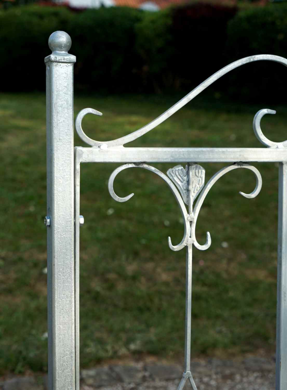Schmiedeeisen Gartenzaun Zaun Rankzaun Metall Vitoria-Z 190 cm Feuer Verzinkt Schmiedeeisen Gartenzaun Zaun Rankzaun Metall Vitoria-Z 190 cm Feuer Verzinkt