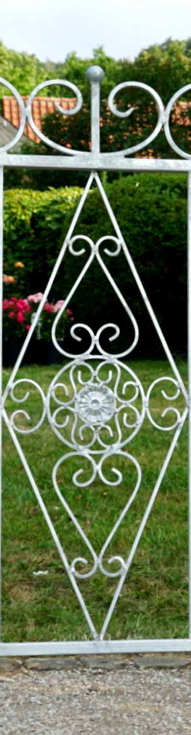 Schmiedeeisen Gartenzaun Zaun Rankzaun Metall Vitoria-Z 190 cm Feuer Verzinkt Schmiedeeisen Gartenzaun Zaun Rankzaun Metall Vitoria-Z 190 cm Feuer Verzinkt