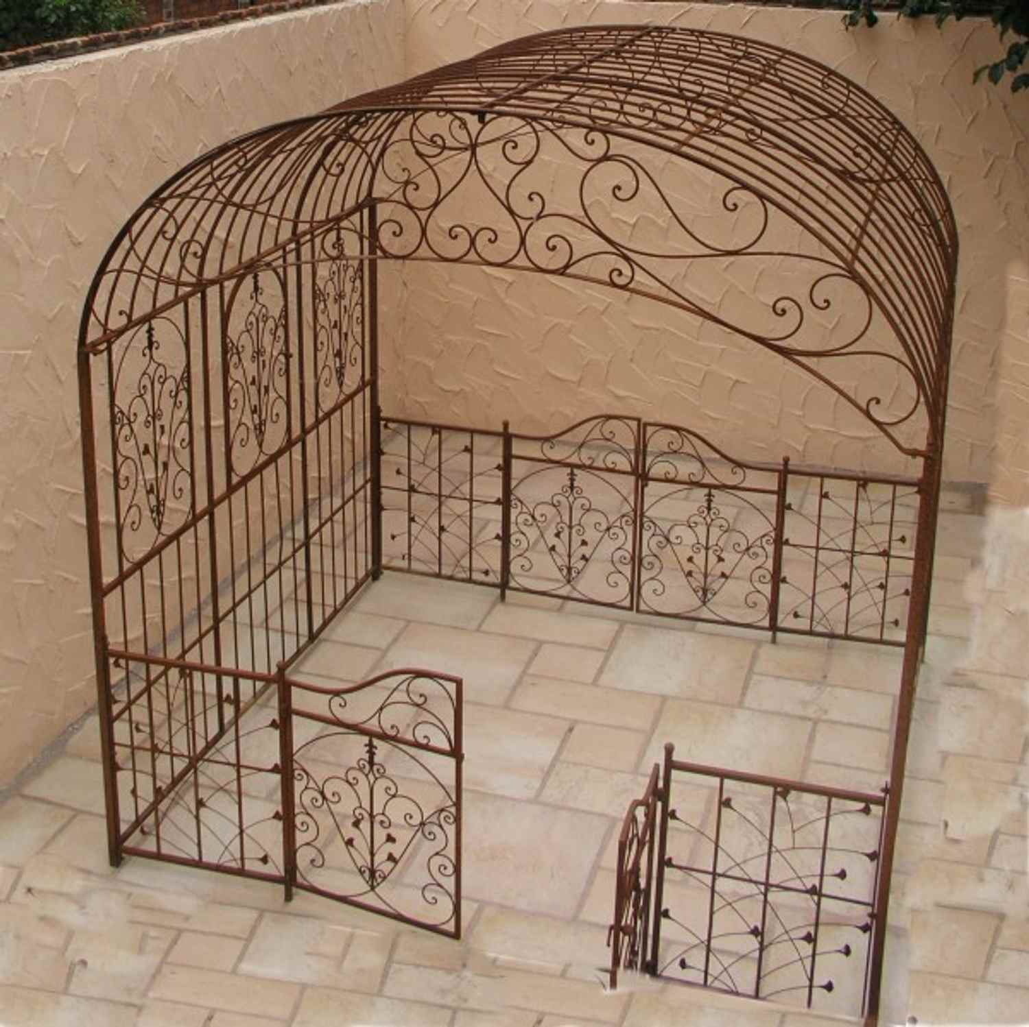 Pavillion Metall Pavillon Pavilion Laube Schmiedeeisen Sienna Roh Rost Gross 280 Pavillion Metall Pavillon Pavilion Laube Schmiedeeisen Sienna Roh Rost Gross 280