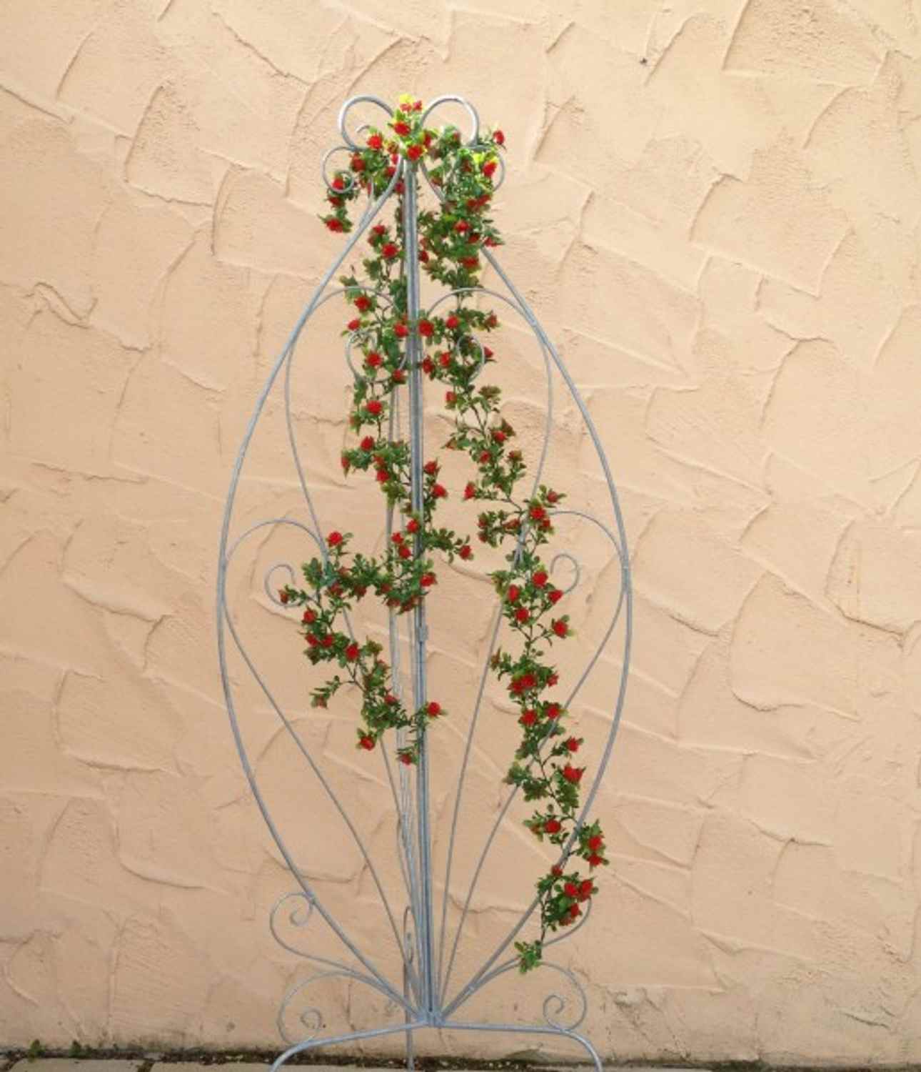 Landhaus Rankgitter Spalier Rankwand Obelisk Cervio Feuer Verzinkt Passionsblume Landhaus Rankgitter Spalier Rankwand Obelisk Cervio Feuer Verzinkt Passionsblume