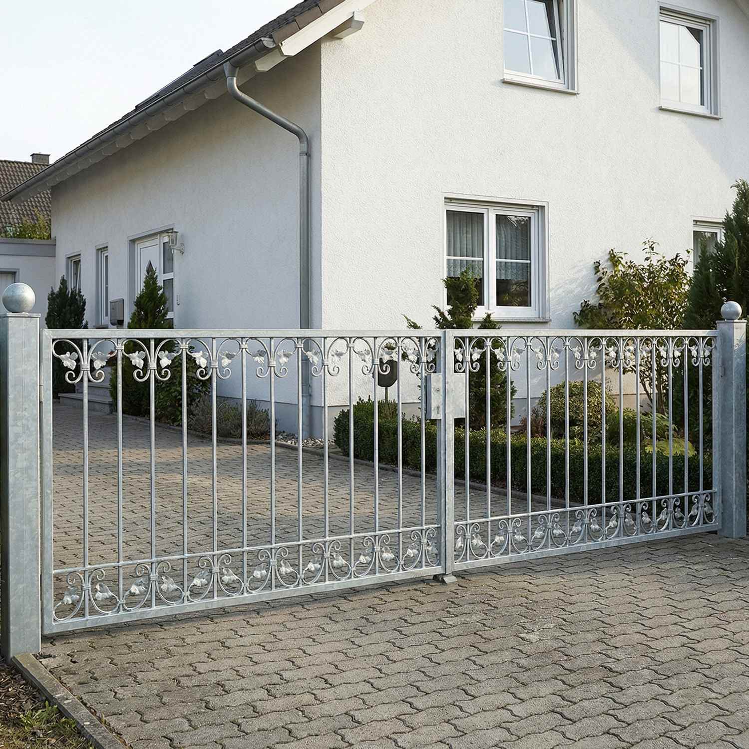 Elektrisch Gartentor Hoftor Tor Metall Monaco-FT400/80A Verzinkt Torantrieb Set Elektrisch Gartentor Hoftor Tor Metall Monaco-FT400/80A Verzinkt Torantrieb Set
