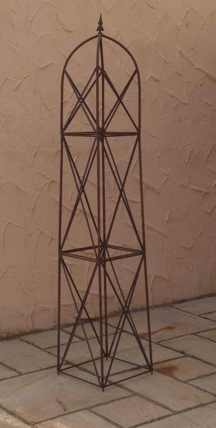 Moderner Rankstab Rankhilfe Obelisk Rosenstab Clematis Alina XXL 260 ROST Riesig