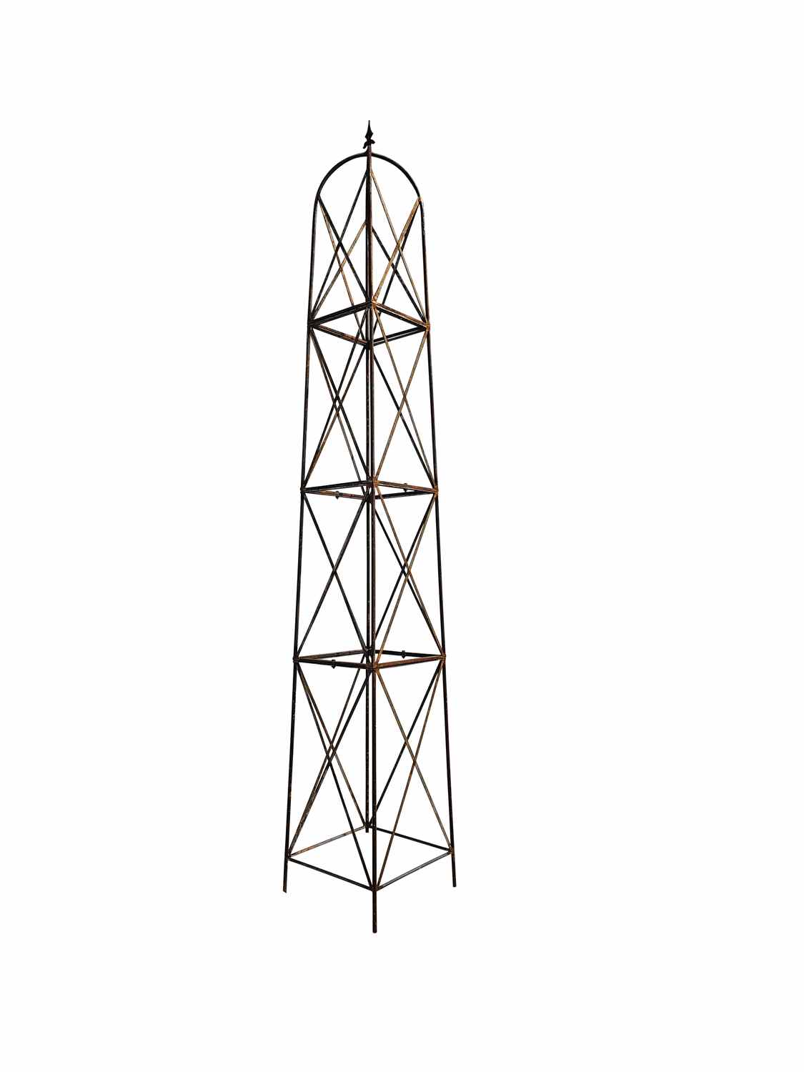 Moderner Rankstab Rankhilfe Obelisk Rosenstab Clematis Alina XXL 260 ROST Riesig