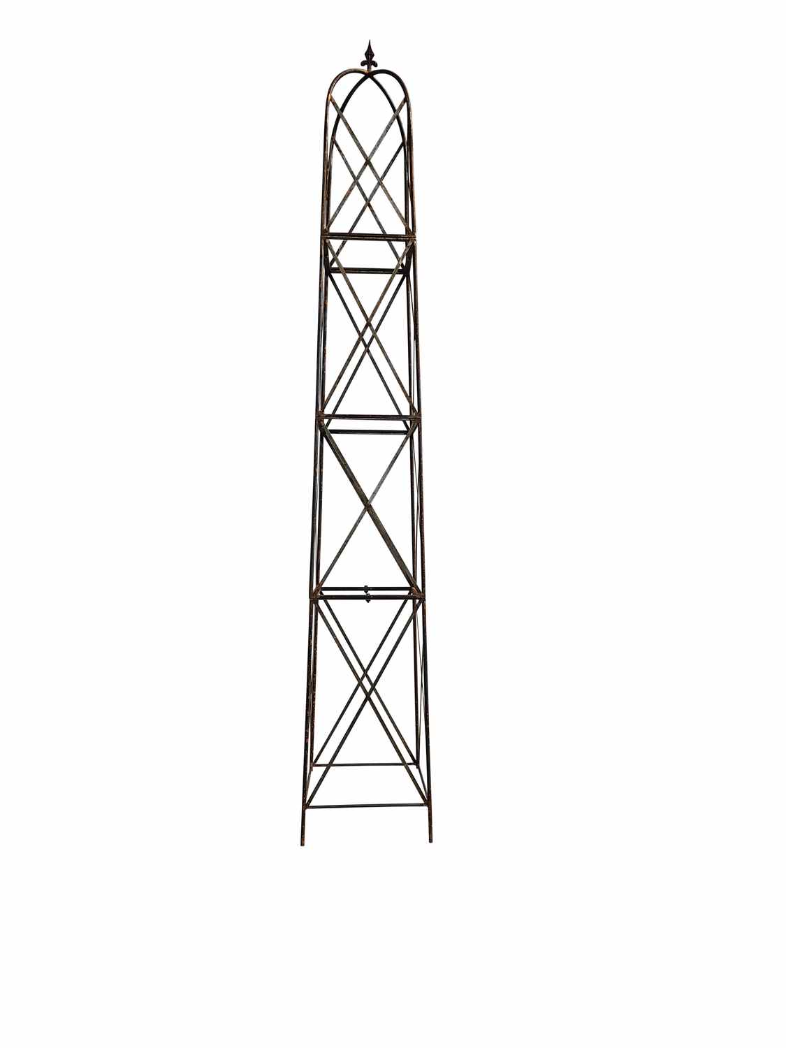 Moderner Rankstab Rankhilfe Obelisk Rosenstab Clematis Alina XXL 260 ROST Riesig