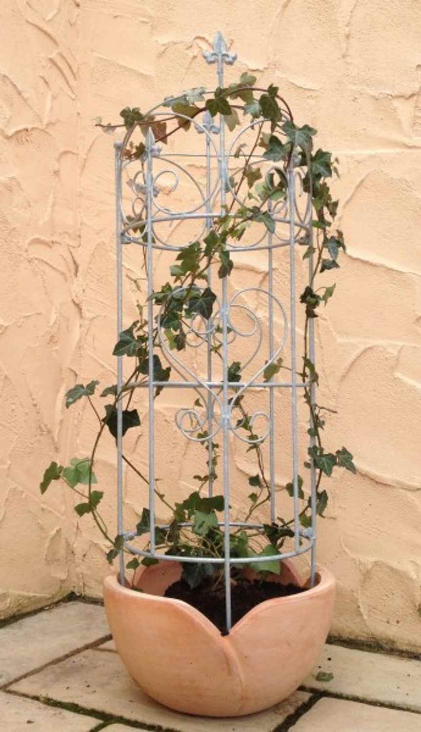 Rankgitter Spalier Rankhilfe Staudenhalter Serra-S f. Clematis Zink 120cm Rankgitter Spalier Rankhilfe Staudenhalter Serra-S f. Clematis Zink 120cm