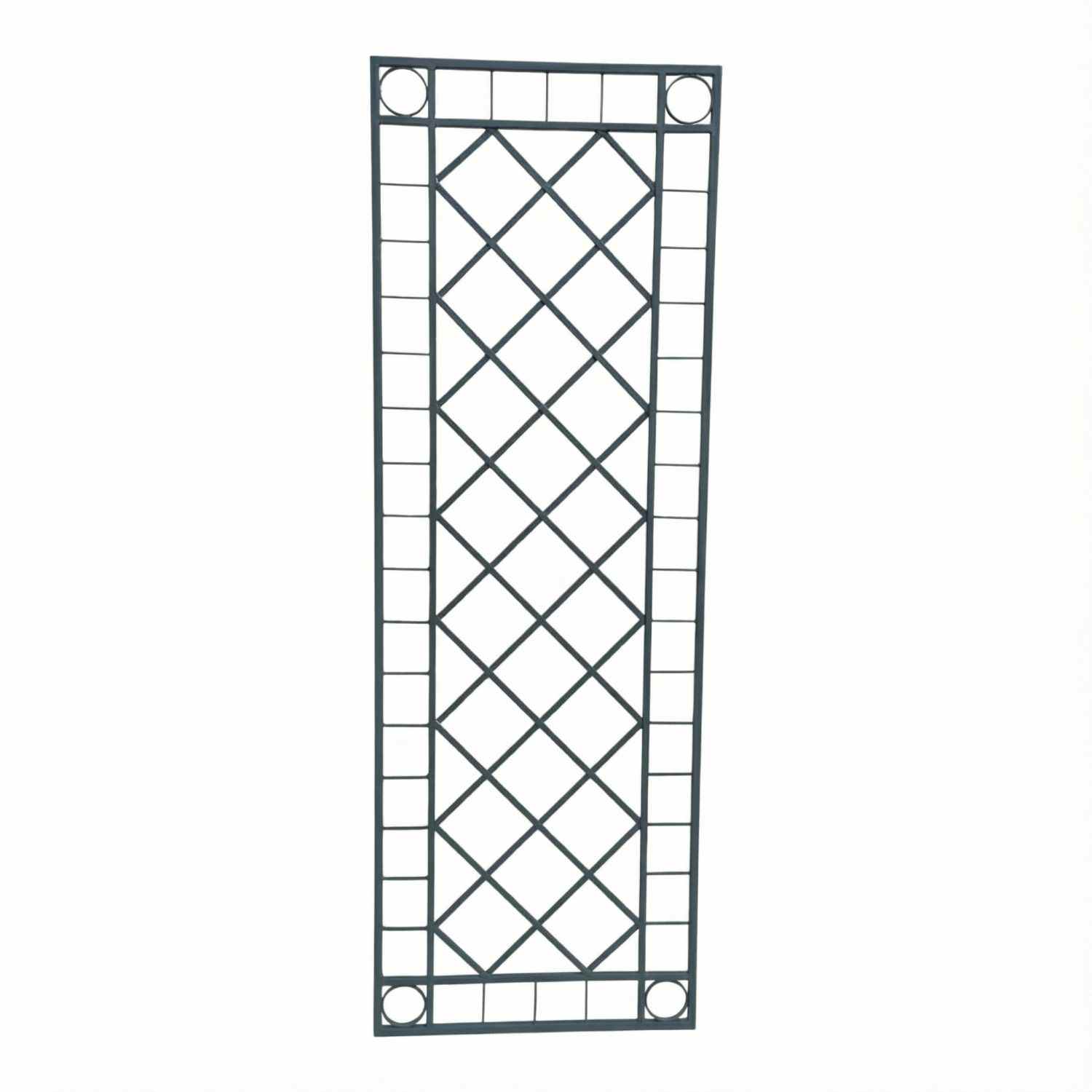 Rankgitter Spalier Rankhilfe Wandgitter Meran 60 FeuerVerzinkt grau colour RAL 7016 HQ