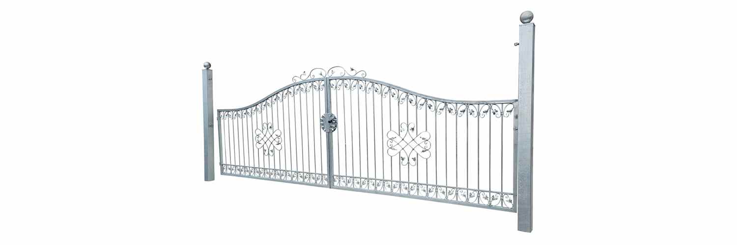 Gartentor Hoftor Tor Metall Monaco-GT500/120S Premium P.-Set 120 Verzinkt Gartentor Hoftor Tor Metall Monaco-GT500/120S Premium P.-Set 120 Verzinkt