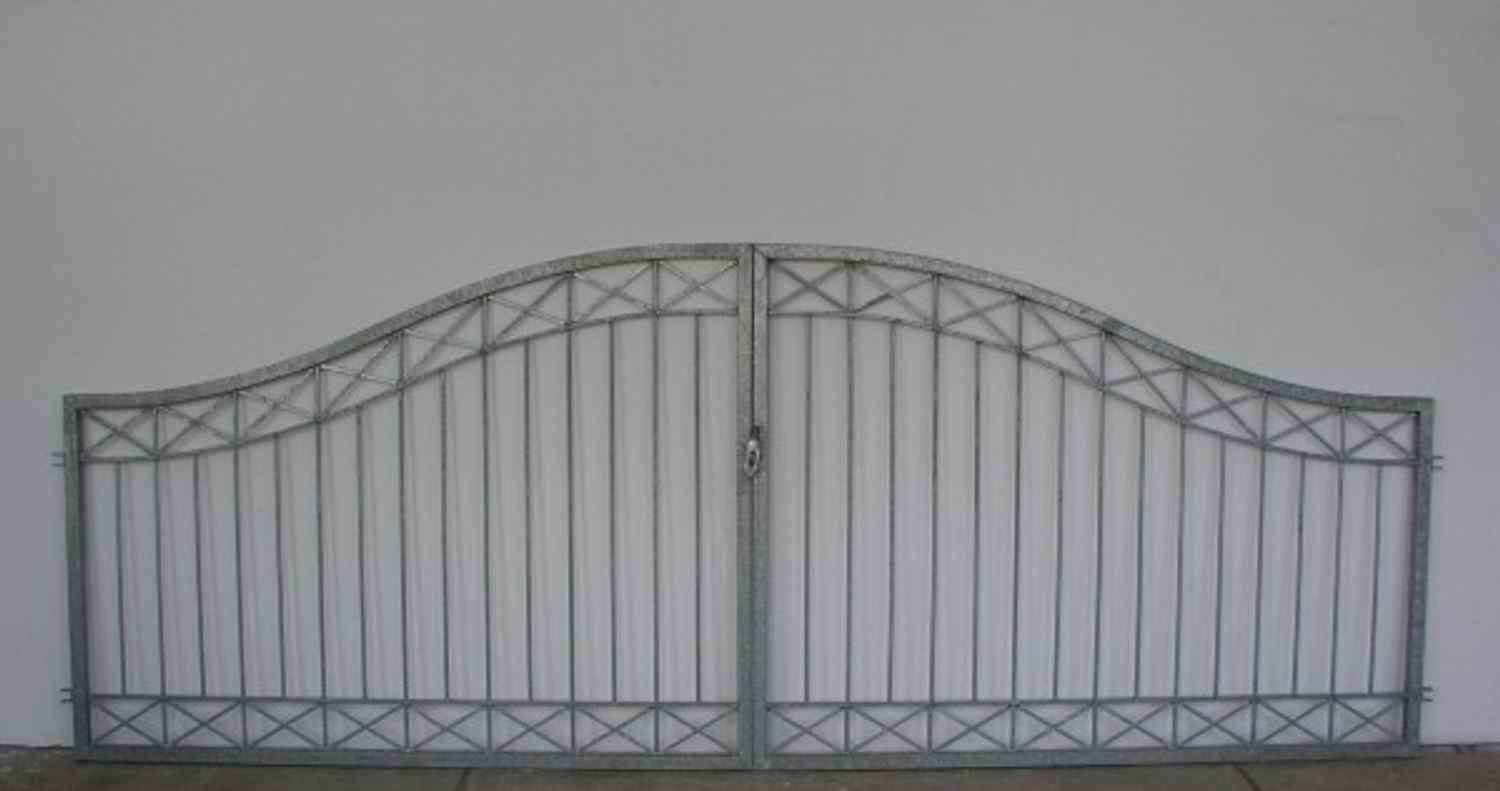 Gartentor Hoftor EinfahrtsTor Metall modern Crossline-GT400/100S Feuer Verzinkt Gartentor Hoftor EinfahrtsTor Metall modern Crossline-GT400/100S Feuer Verzinkt
