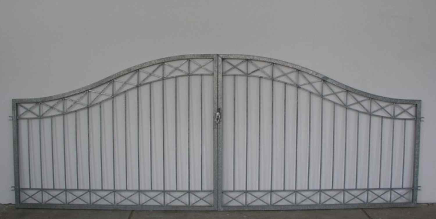 Gartentor Hoftor EinfahrtsTor Metall modern Crossline-GT400/100S Feuer Verzinkt Gartentor Hoftor EinfahrtsTor Metall modern Crossline-GT400/100S Feuer Verzinkt