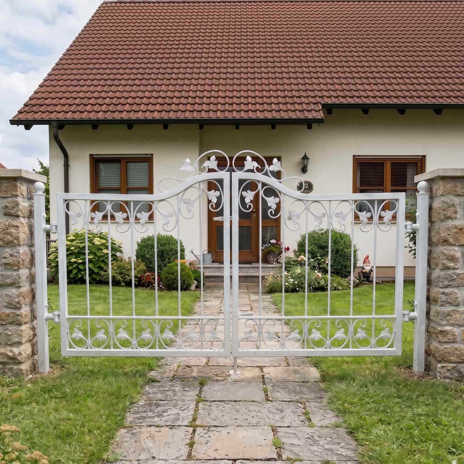Gartentür Gartentor Pforte Monaco-GT140/100S Verzinkt P.-Set 60 mm Gartentür Gartentor Pforte Monaco-GT140/100S Verzinkt P.-Set 60 mm