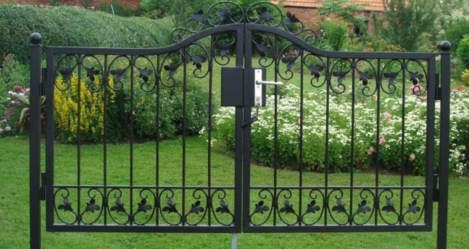 Gartentür Gartentor Pforte Monaco-GT140/100S Verzinkt P.-Set 60 mm Gartentür Gartentor Pforte Monaco-GT140/100S Verzinkt P.-Set 60 mm