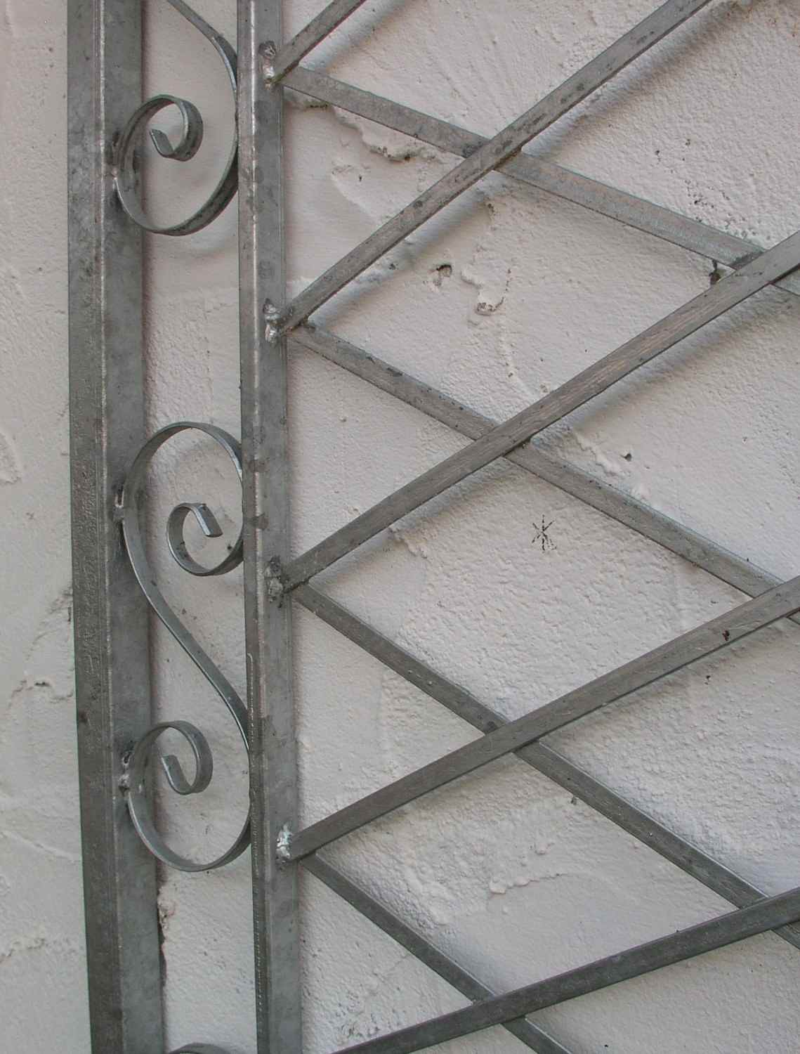 Schweres Rankgitter Spalier Rankhilfe Wandgitter San Marco 80 Feuer Verzinkt