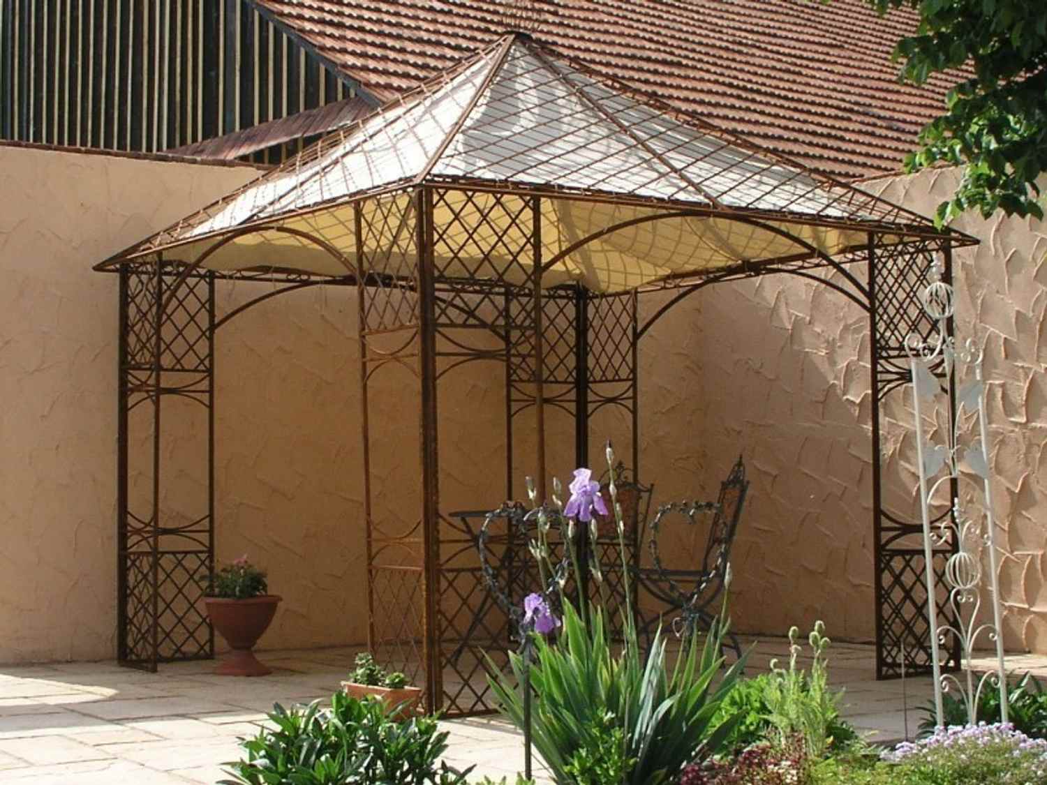 Pavillion Metall Pavillon Pavilion Laube Schmiedeeisen Modena Weiß Antik Gross 280 Pavillion Metall Pavillon Pavilion Laube Schmiedeeisen Modena Weiß Antik Gross 280