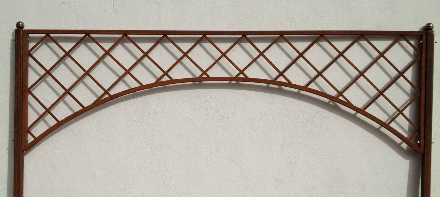Rankgitter Spalier Rankhilfe Pergola Pavillon Napoli 200 Roh Rost Rostig Rankgitter Spalier Rankhilfe Pergola Pavillon Napoli 200 Roh Rost Rostig