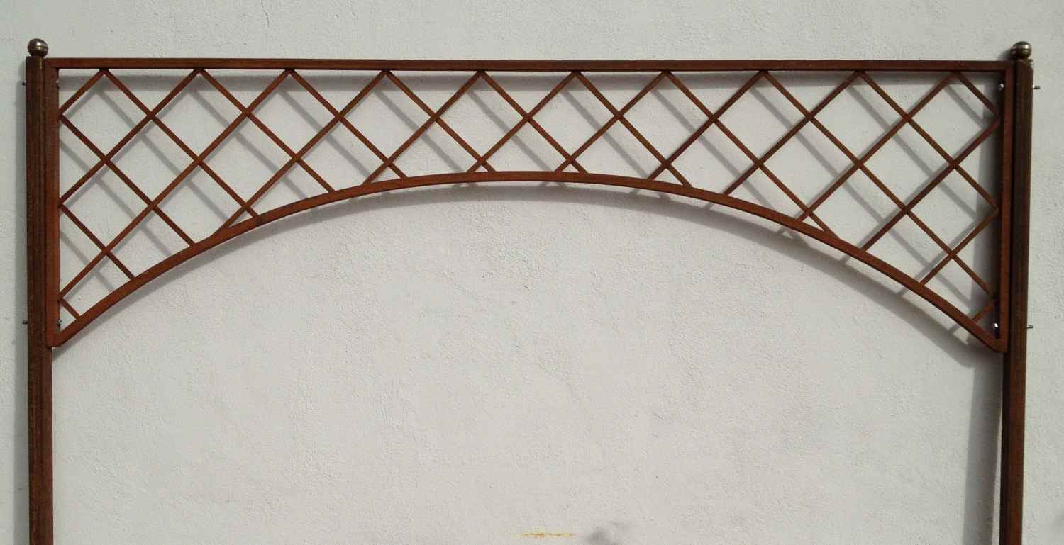 Rankgitter Spalier Rankhilfe Pergola Pavillon Napoli 150 Roh Rost Rostig Rankgitter Spalier Rankhilfe Pergola Pavillon Napoli 150 Roh Rost Rostig