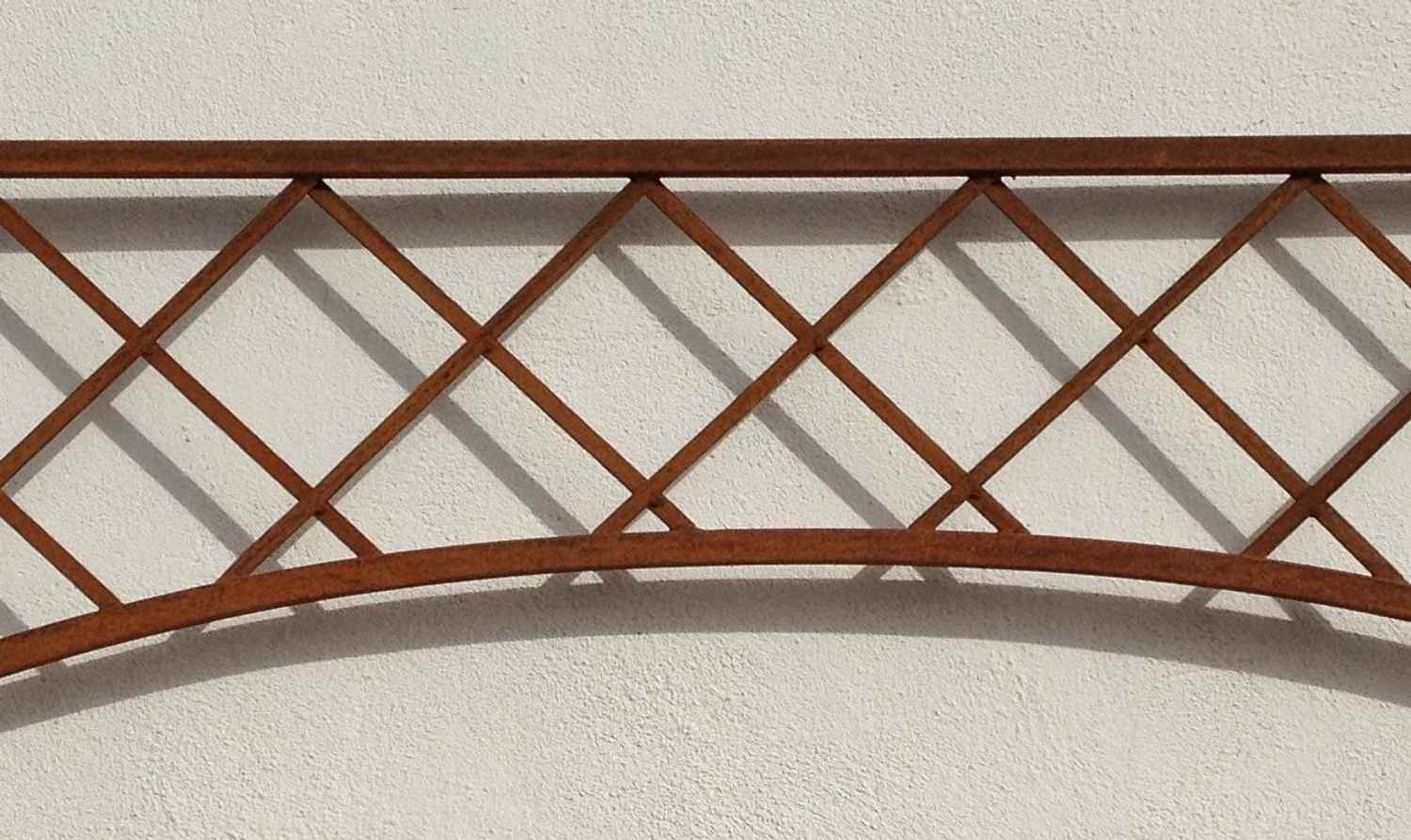 Rankgitter Spalier Rankhilfe Pergola Pavillon Napoli 150 Roh Rost Rostig Rankgitter Spalier Rankhilfe Pergola Pavillon Napoli 150 Roh Rost Rostig