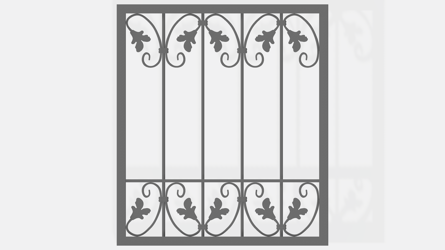 Schmiedeeisen Eisen Zaun Gartenzaun Metall Monaco-Z80/200 Verzinkt 200 cm FLEX Schmiedeeisen Eisen Zaun Gartenzaun Metall Monaco-Z80/200 Verzinkt 200 cm FLEX