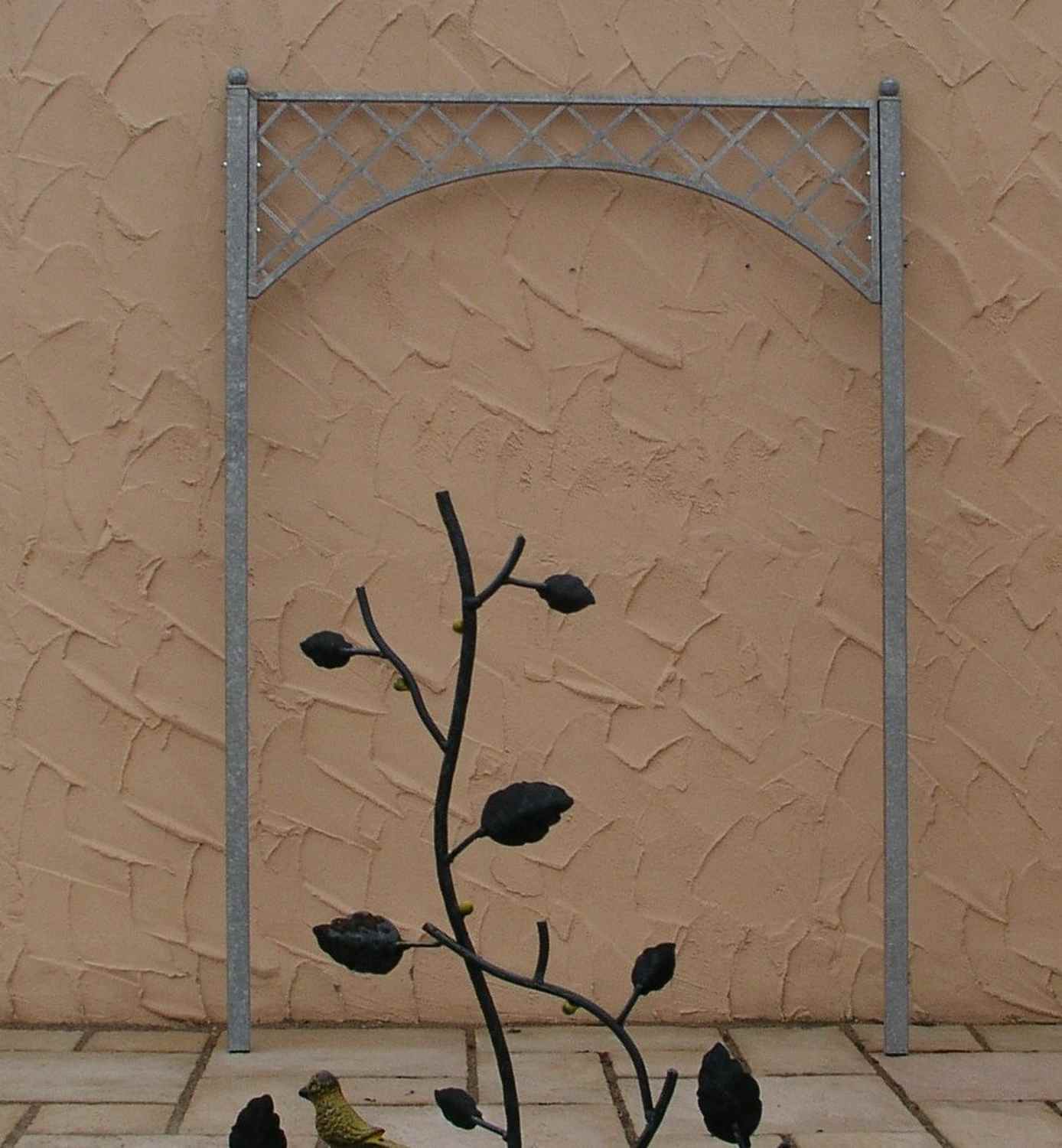 Rankgitter Spalier Rankhilfe Pergola Pavillon Napoli 150 Feuer Verzinkt