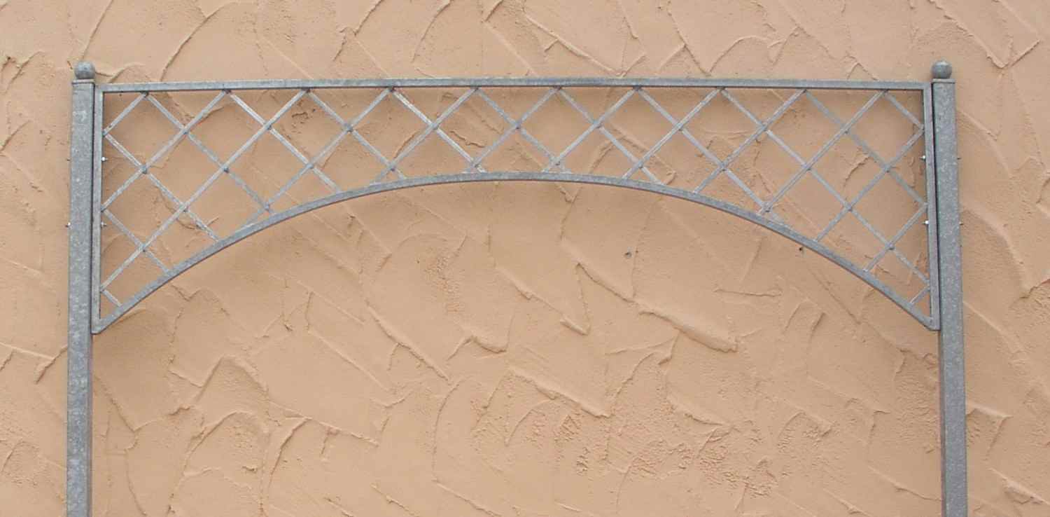 Rankgitter Spalier Rankhilfe Pergola Pavillon Napoli 200 Zink Feuer Verzinkt
