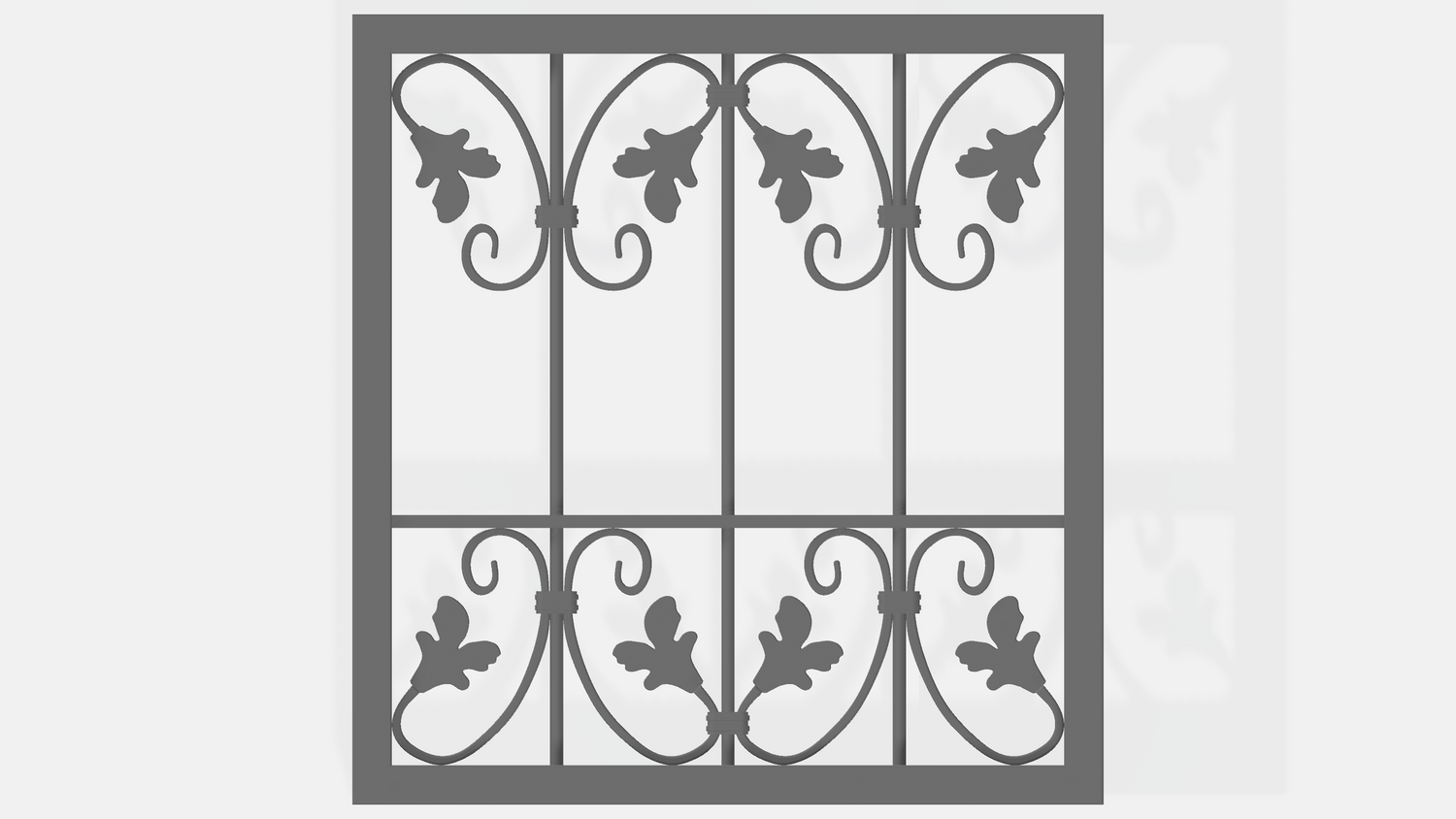 Schmiedeeisen Zaunelement Eisen Gartenzaun Metall Monaco-Z60 Flex verzinkt Schmiedeeisen Zaunelement Eisen Gartenzaun Metall Monaco-Z60 Flex verzinkt