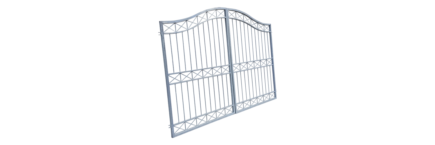 Gartentor Hoftor Einfahrtstor Crossline-GT300/180S Verzinkt Metall Gartentor Hoftor Einfahrtstor Crossline-GT300/180S Verzinkt Metall