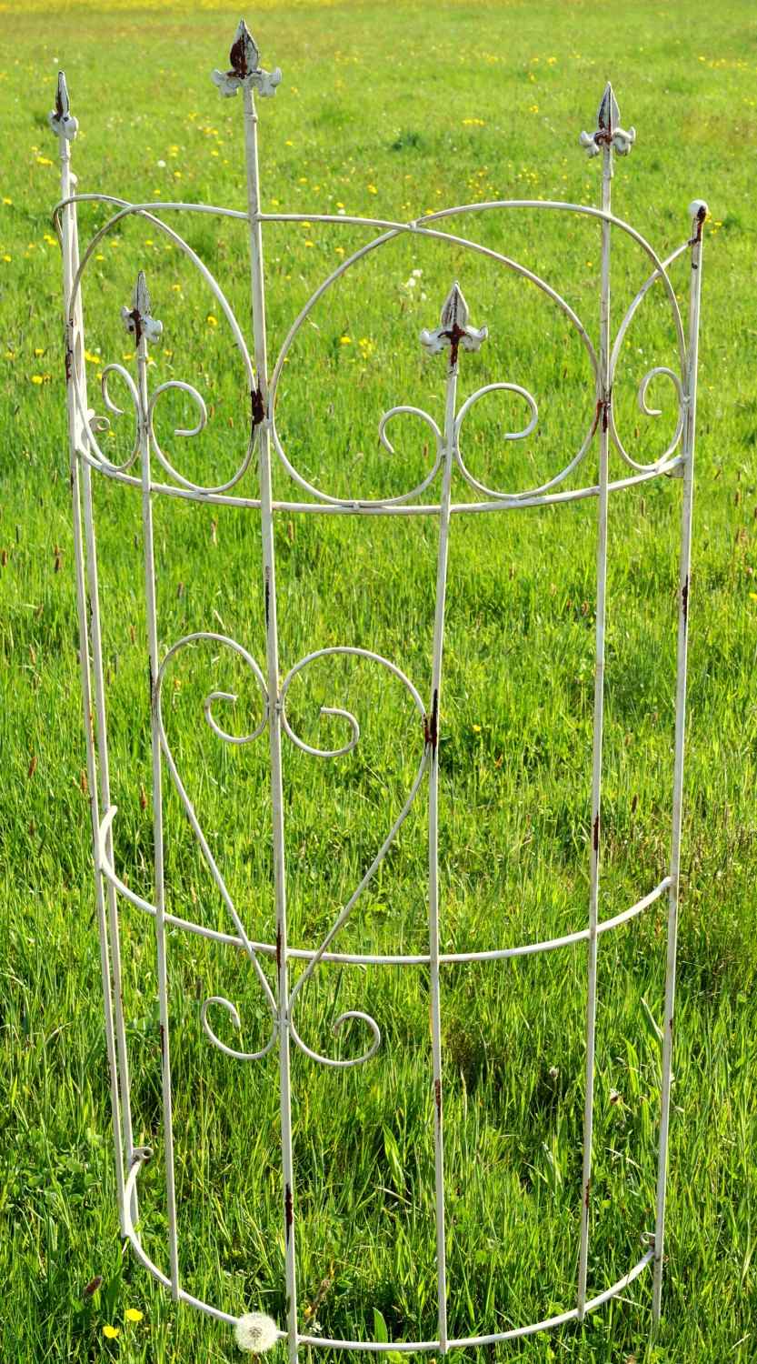 Rankgitter Spalier Rankhilfe Staudenhalter Lucca-M Dahlien shabby white 167 cm Rankgitter Spalier Rankhilfe Staudenhalter Lucca-M Dahlien shabby white 167 cm