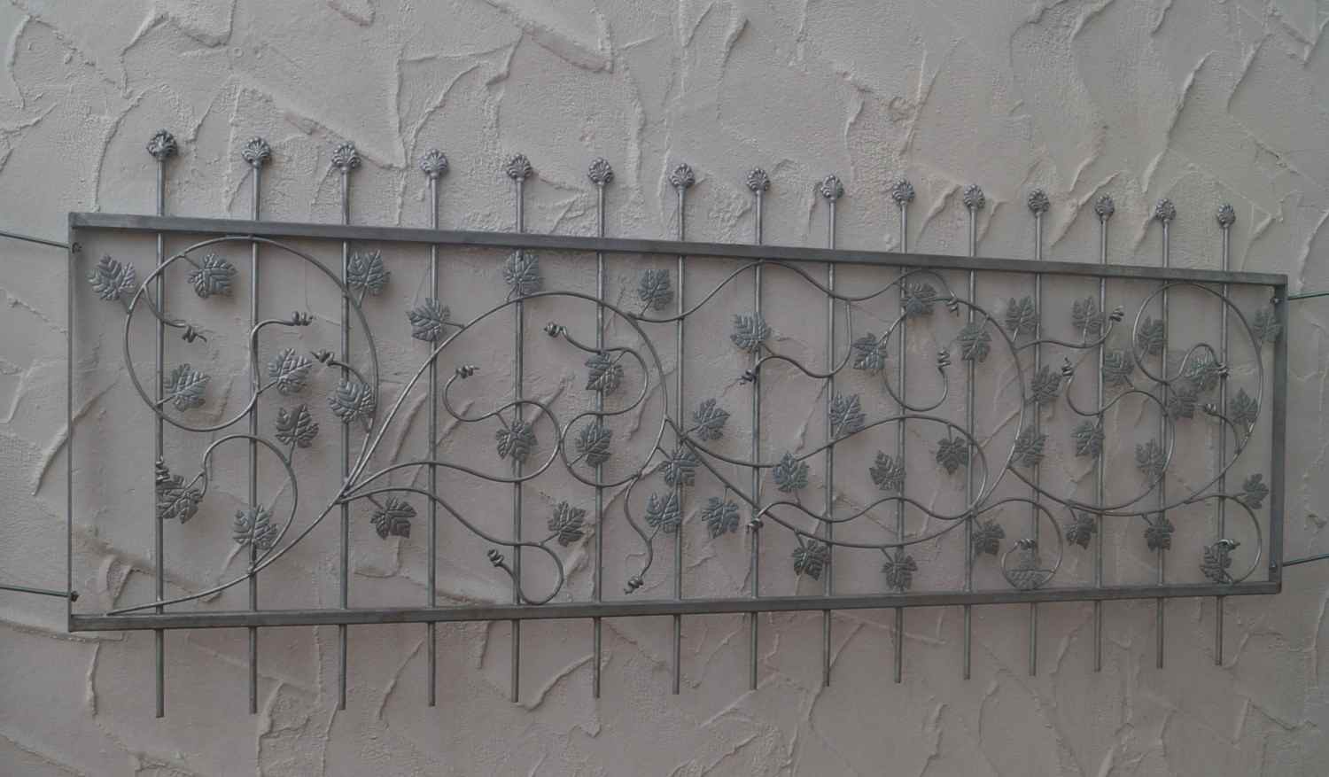 1 Meter Metallzaun Gartenzaun Schmiedeeisen Zäune Zaun Bachus-Z80/200 verzinkt 1 Meter Metallzaun Gartenzaun Schmiedeeisen Zäune Zaun Bachus-Z80/200 verzinkt