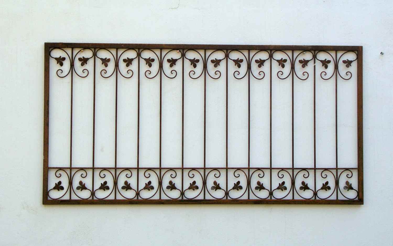 Metall Schmiedeeisen Eisenzaun Zaun Zäune Zaunelement Monaco-Z140/300 Rost Roh Metall Schmiedeeisen Eisenzaun Zaun Zäune Zaunelement Monaco-Z140/300 Rost Roh