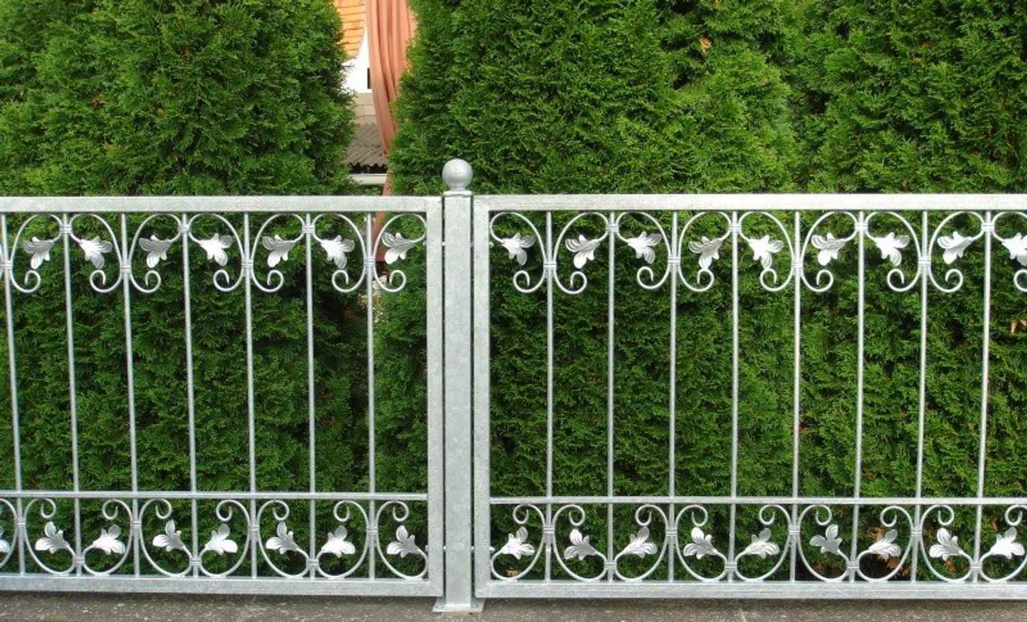 Schmiedeeisen Metallzaun Gartenzaun Monaco-Z140/300 Verzinkt Schmiedeeisen Metallzaun Gartenzaun Monaco-Z140/300 Verzinkt