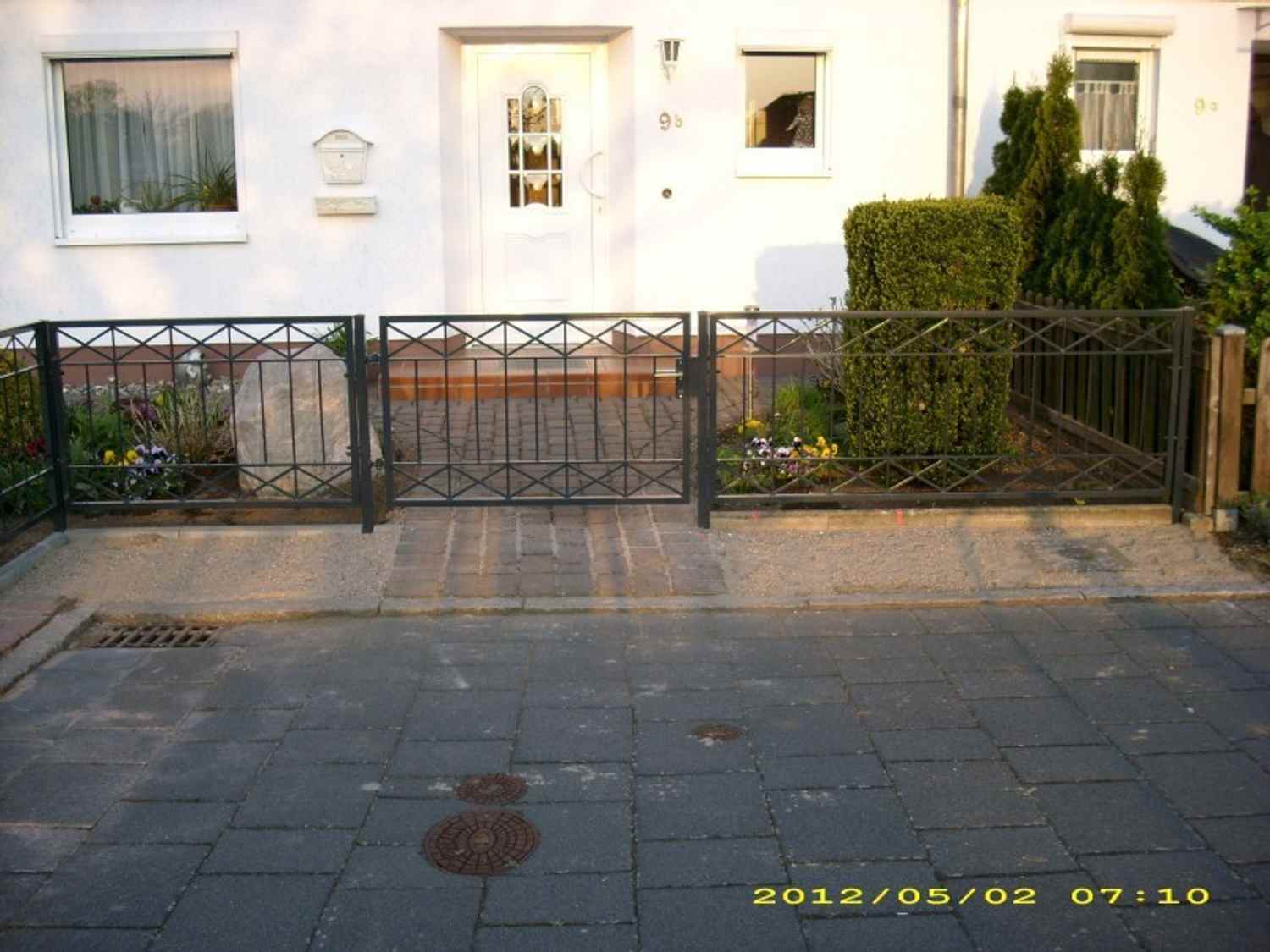 1 Meter Gartenzaun Zäune Zaunfeld Metallzaun Balkon Crossline-Z100/200 verzinkt 1 Meter Gartenzaun Zäune Zaunfeld Metallzaun Balkon Crossline-Z100/200 verzinkt